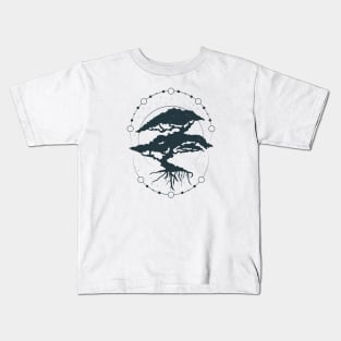 Yggdrasil Tree of the Realms - Dark Kids T-Shirt